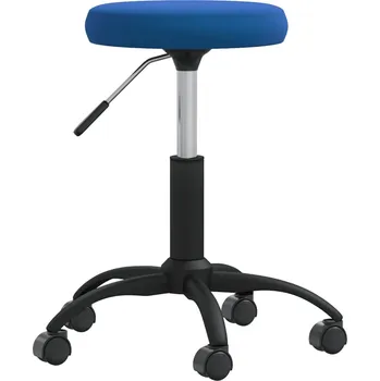 Masáž Masážní stolička samet modrá - 8720286727256