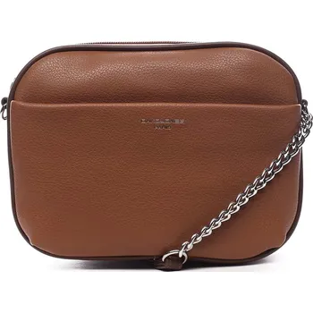 Módní doplněk Dámská crossbody kabelka koňaková - David Jones Berivan Two koňak