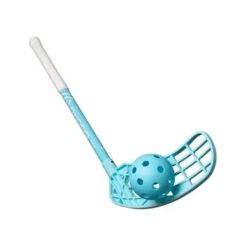 Florbalová hůl Oxdog FIRST 55 SET Florbalová hůl a míček baby blue, Oboustranná, 55cm (=65cm)