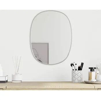 Zrcadlo Nástěnné zrcadlo stříbrné 30 x 25 cm - 8720287166061