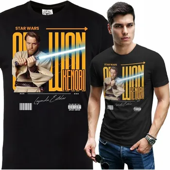 Pánské tričko PÁNSKÉ TRIČKO STAR WARS HVĚZDNÉ VÁLKY OBI-WAN KENOBI