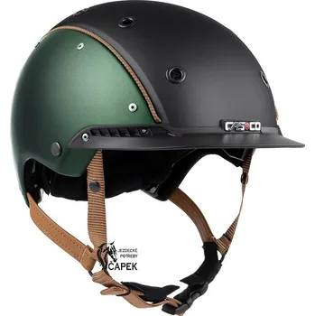 Přilba Casco -CHAMP 3 REGAL- - Zelená/černá - L (58-62cm)