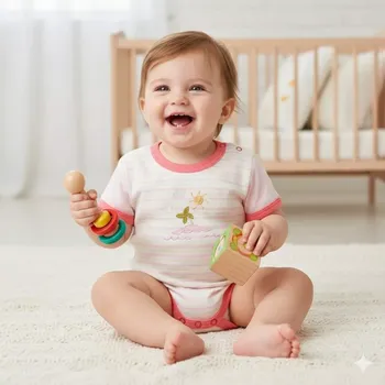 Kojenecký body Dětské body dlouhý rukáv Baby Boom růžové