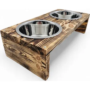 Miska pro psa JAKS Nerezové misky pro psa na stojanu Enzo Objem misky: 2800 ml