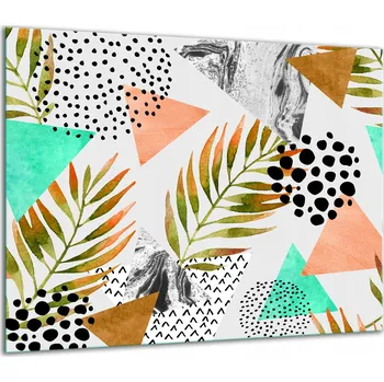 Obraz SKLENĚNÁ OCHRANNÁ DESKA NA SPORÁK 60x52 MOZAIKA