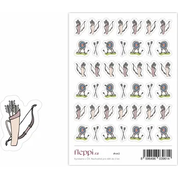 samolepka Fleppi Samolepky Lukostřelba