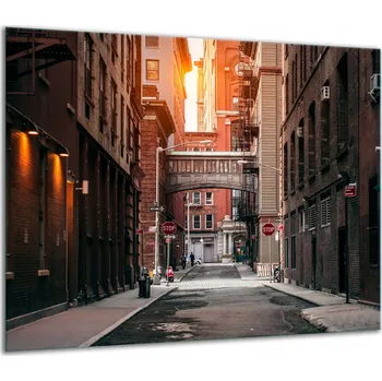 Obraz SKLENĚNÁ OCHRANNÁ DESKA NA SPORÁK 60x52 MĚSTO