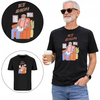 Pánské tričko DÁREK KE DNI DĚDEČKA TRIČKO 100% BAVLNA DĚDEČEK K NAROZENINÁM vel. M