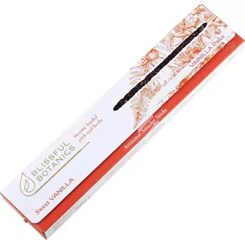 Vonná tyčinka Tulasi Blissful Botanics Vanilla indické vonné tyčinky 8 ks