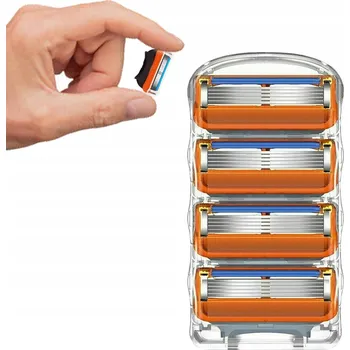 Příslušenství k holicímu strojku Gillette Fusion5 Fusion náhradní holicí hlavice do holicího strojku 4 ks