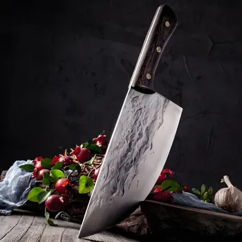 IZMAEL Kuchyňský sekáček ČI 13979 Hnědá 19.8 cm