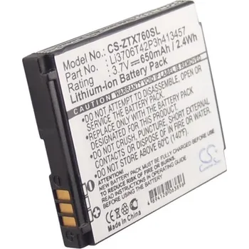 Baterie pro mobilní telefon Baterie Cameron Sino CS-ZTX760SL pro ZTE X761 - neoriginální