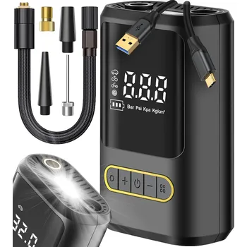 pumpička Elektrická pumpa na kolo/automobilová kompresor LTC LCD