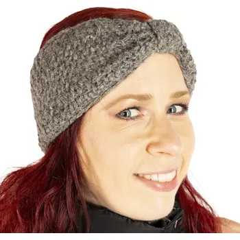 Zimní čelenka Vlněná pletená čelenka Charlotte Grey
