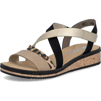 Dámská obuv Dámské sandály RIEKER V3663-92 černá S6 40