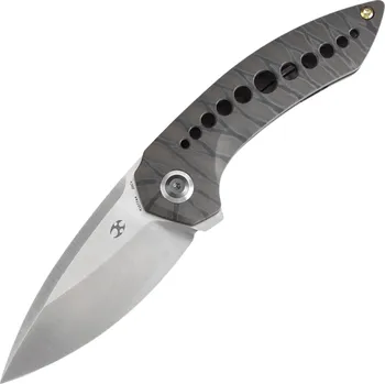kapesní nůž KANSEPT ODD 21 Satin CPM 20CV 0.137''/3.5mm Titan s povrchovou úpravou Tiger Stripe K1