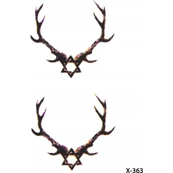 Odstranitelné tetování Dočasné tetování TATTOO 3D 10,5×6 Paroží jelena