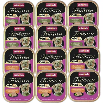 ANIMONDA Vom Feinsten mini senior MIX příchutí 12x100g