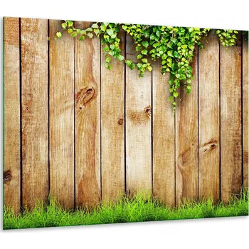 Obraz SKLENĚNÁ OCHRANNÁ DESKA NA SPORÁK 60X52 DŘEVO