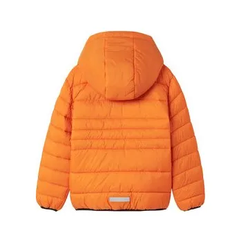 Dívčí bunda NAME IT Zimní bunda 13241669 Oranžová Regular Fit 164