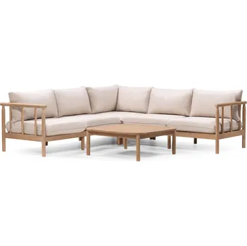 Zahradní sestava Zahradní sestava MORTLAKE eukalyptové dřevo/krémová