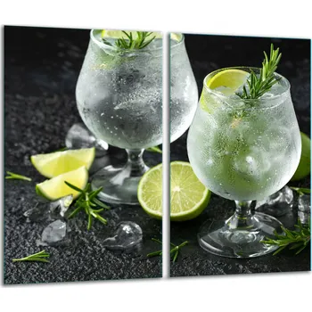 Obraz 2x SKLENĚNÁ OCHRANNÁ DESKA NA SPORÁK 30X52 DRINK Tvrzené Sklo KUCHYNĚ 7