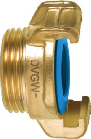 Rychlospojka GEKA PLUS pro pitnou vodu s vnějším závitem 1"