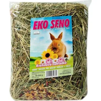 Podestýlka pro hlodavce JLP product Eko seno květinová zahrádka 25 l