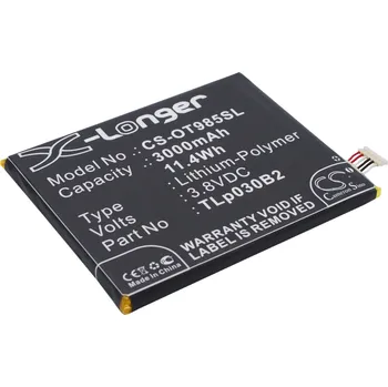 Baterie pro mobilní telefon Baterie Cameron Sino CS-OT985SL pro Alcatel One Touch Flash 2 Dual SIM - neoriginální