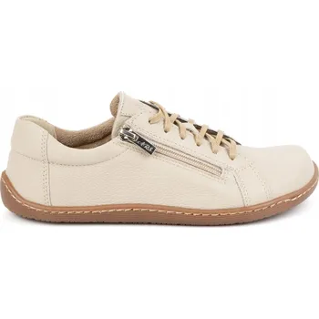 Dámské tenisky Dámské minimalistické kožené barefoot boty model 1243 béžové 42