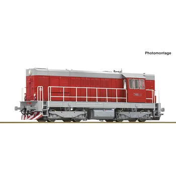 Modelová železnice H0 - DCC/ZVUK Dieselová lokomotiva T466.2 Kocour ČSD / ROCO 7310022