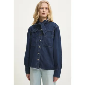 Džínová košile Answear.LAB LR78001.hos modrá 55X, vel. M