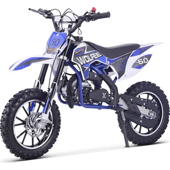 malá motorka Minicross Gazelle 49ccm Sport Edition 2020 modrá sedlo 61cm