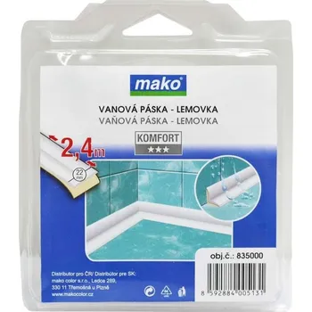 těsnicí páska mako Páska vanová lemovka bílá 20 mm x 2,4 m