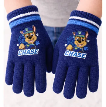 Rukavice Eplusm Chlapecké rukavice TLAPKOVÁ PATROLA CHASE tmavě modré