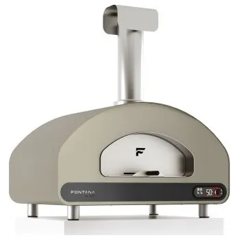 Pec na pizzu Pizza pec stolní Fontana Forni VOLTA 70 - 70x50 hybridní - šedá šedá + doprava zdarma!