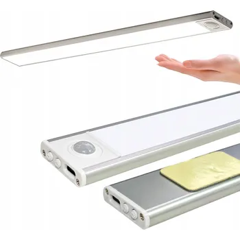 Nástěnné svítidlo Inteligentní LED nástěnné svítidlo 60 cm, Kinkiet s pohybovým senzorem, Nastavitelné