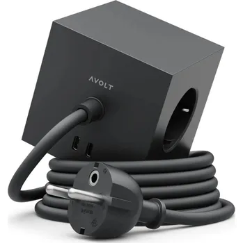 Gadget AVOLT Magnetická dobíjecí kostka Square 1 / USB-C Stockholm Black