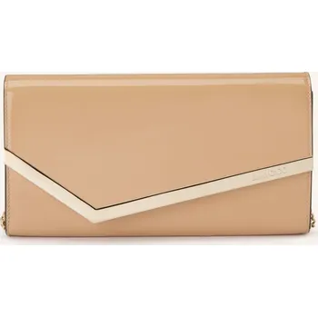 Kabelka Jimmy Choo Clutch Emmie, béžová / zlatá