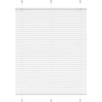 Plisovaná roleta bílá 105x100cm Šířka látky 104,4cm Polyester - 8721158357854