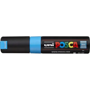 Dekorativní modrý fix Uni Posca 1 ks