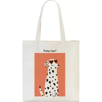 Kabelka Dámská textilní taška Happy days - Punta Trendy Shopper 10510-2015 s moderním designem a praktickým využitím | Cooltovka.cz