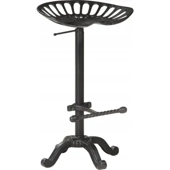 Barová židle Barová stolička, černá, litinová