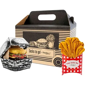 Pánské ponožky Rainbow Socks Ponožky na cesty žluté velikosti 36-40