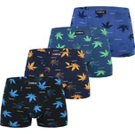 FANNIFEN Pánské bambusové boxerky MAPLE M6743 4ks v balení Barva: Mix, Velikost: 3XL