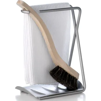 Odkapávač na nádobí Stojan na úklidové pomůcky RO Rosendahl 19 cm stříbrný