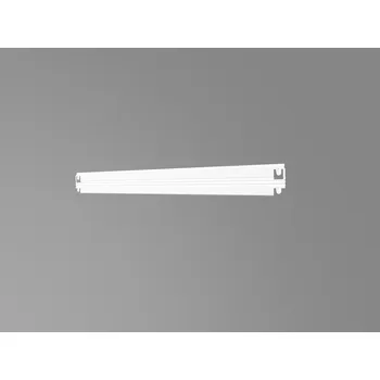 Dílenský regál Zábrana k regálům Biedrax 45 cm, bílá – proti vypadnutí věcí z regálu