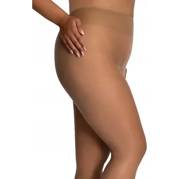 Dámské spodní prádlo Punčocháče plus size Mona Charlotte 20DEN vel.7 amber