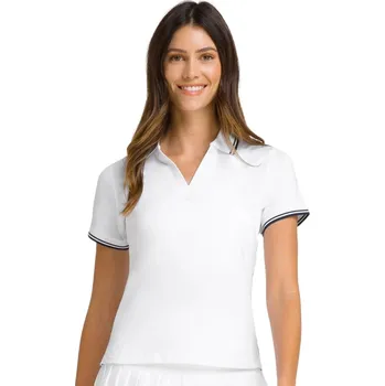 Dámské tričko Dámské polo Wilson Club Polo Bright White Oblečení dámské: S