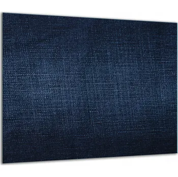 Obraz SKLENĚNÁ OCHRANNÁ DESKA NA SPORÁK 60x52 TMAVĚ MODRÁ